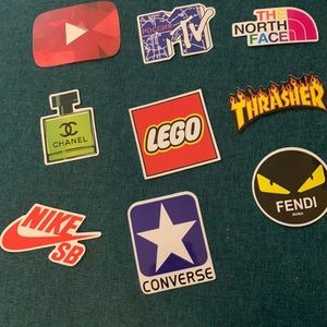 Sticker lot 501! Logos sticker